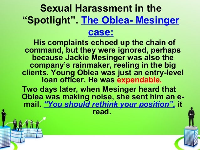 louis oblea sexual harassment Louis oblea sexual harassment
